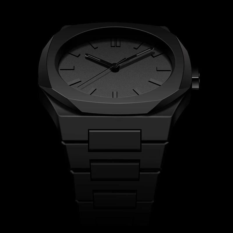 Water Resistant Poly Carbon Luxury Everyday Watch - Ultra Thin
